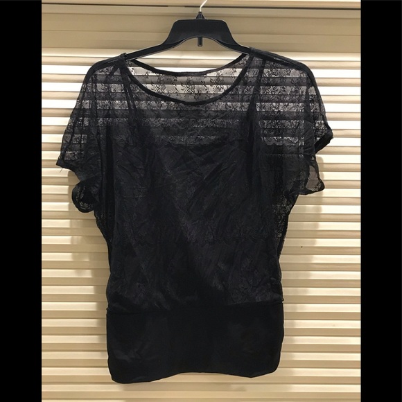 White House Black Market Tops - White House Black Market Lacy Shirt - Size:XL